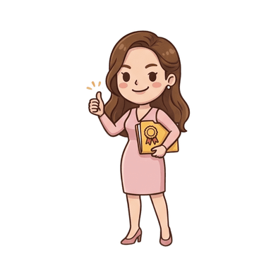 คิมชูนิ้วโป้งพร้อมใบประกาศ — เจอแล้วค่า